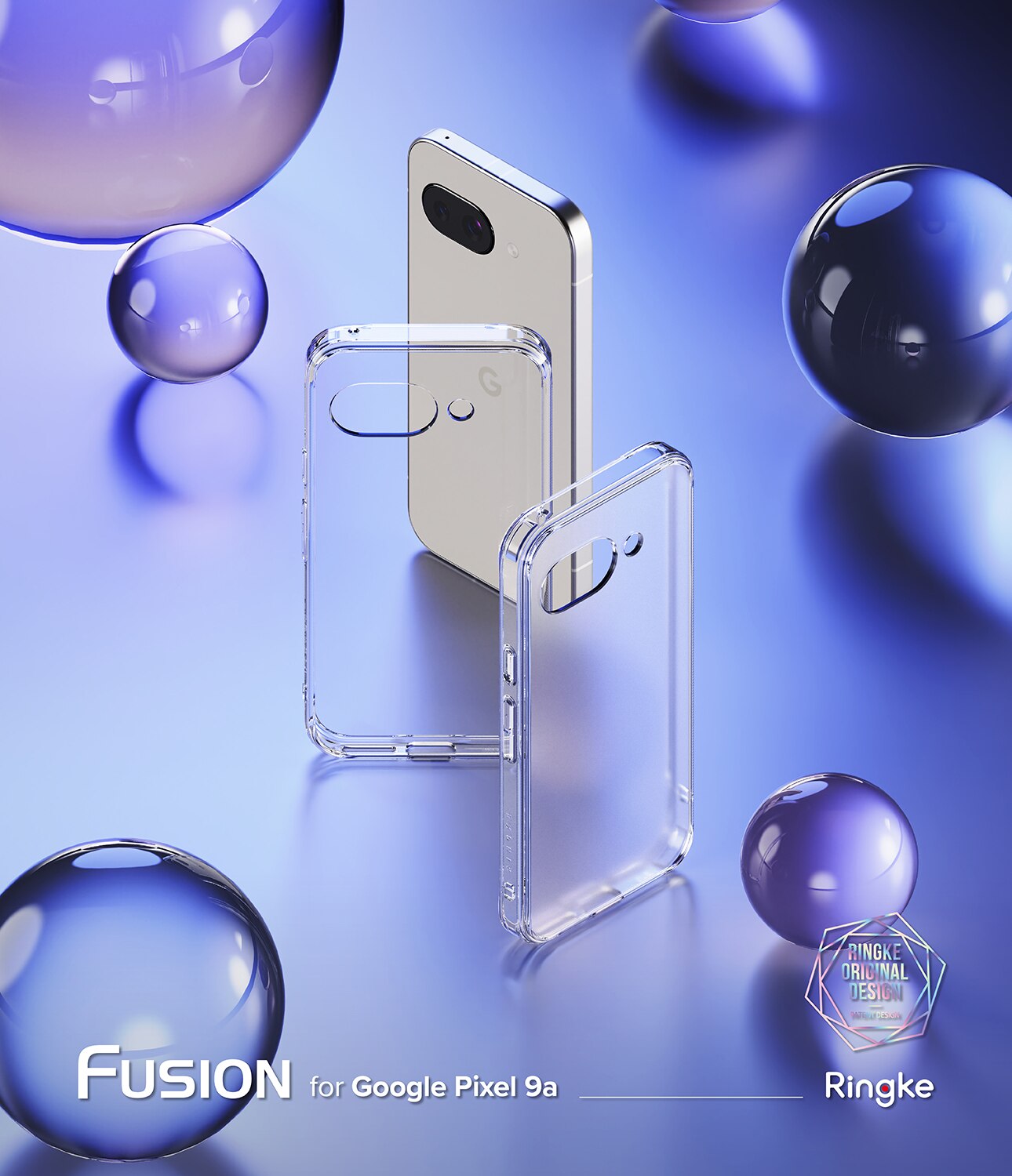 Google Pixel 9a Fusion Case Clear