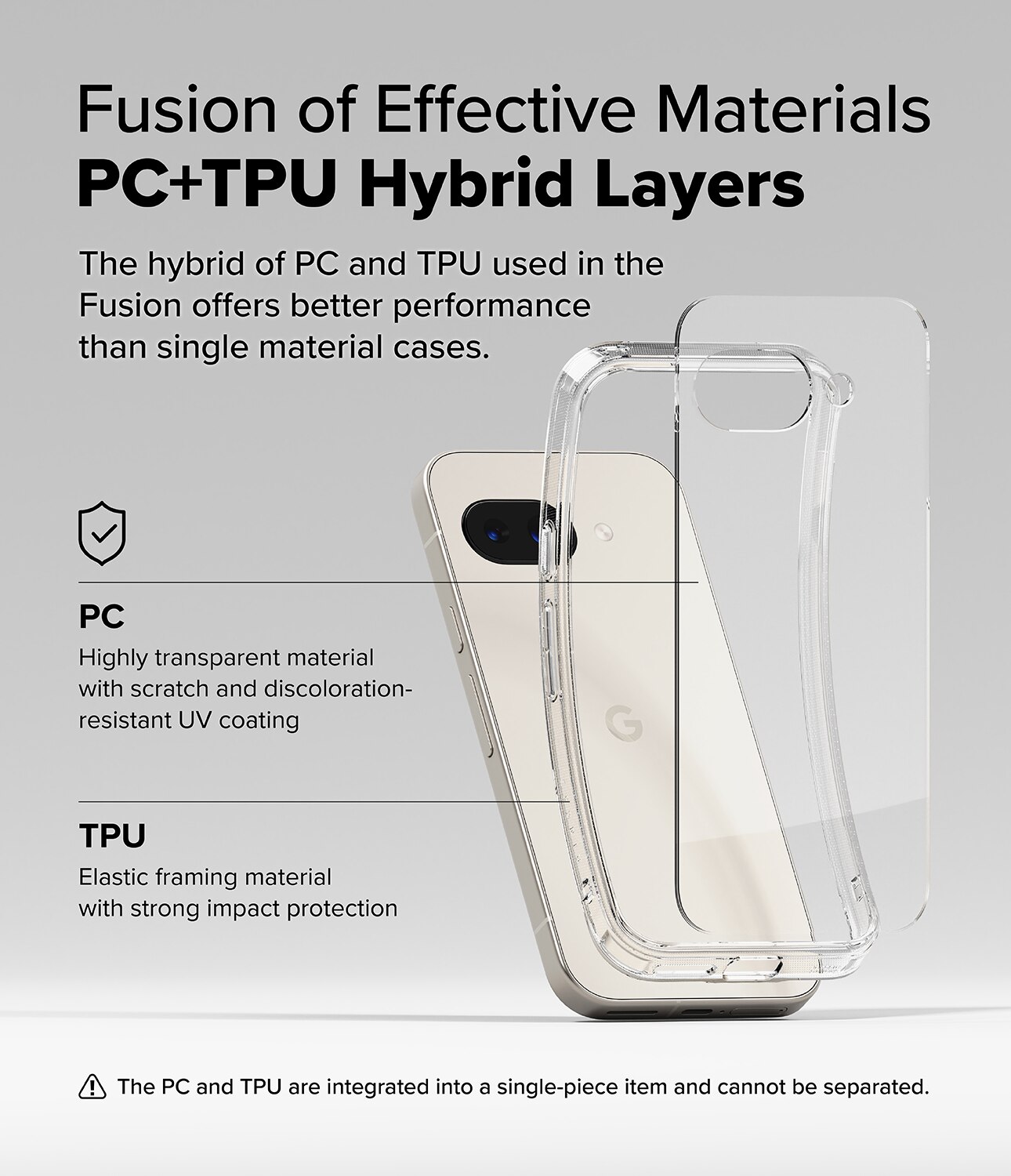 Google Pixel 9a Fusion Case Clear