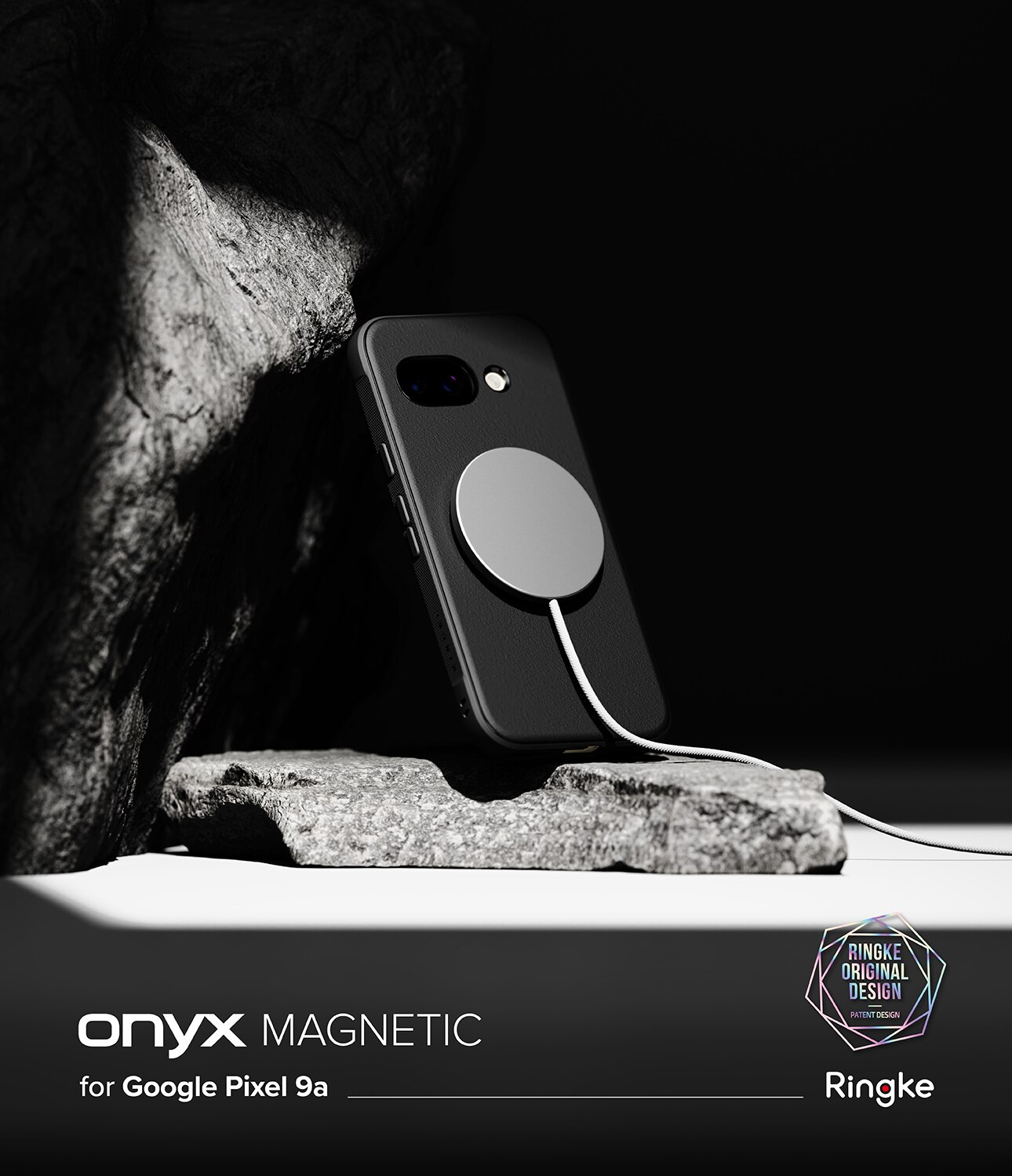 Google Pixel 9a Onyx Magnetic Case Black