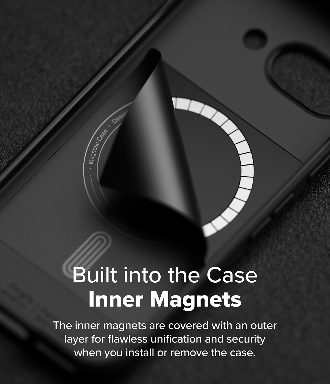 Google Pixel 9a Onyx Magnetic Case Black