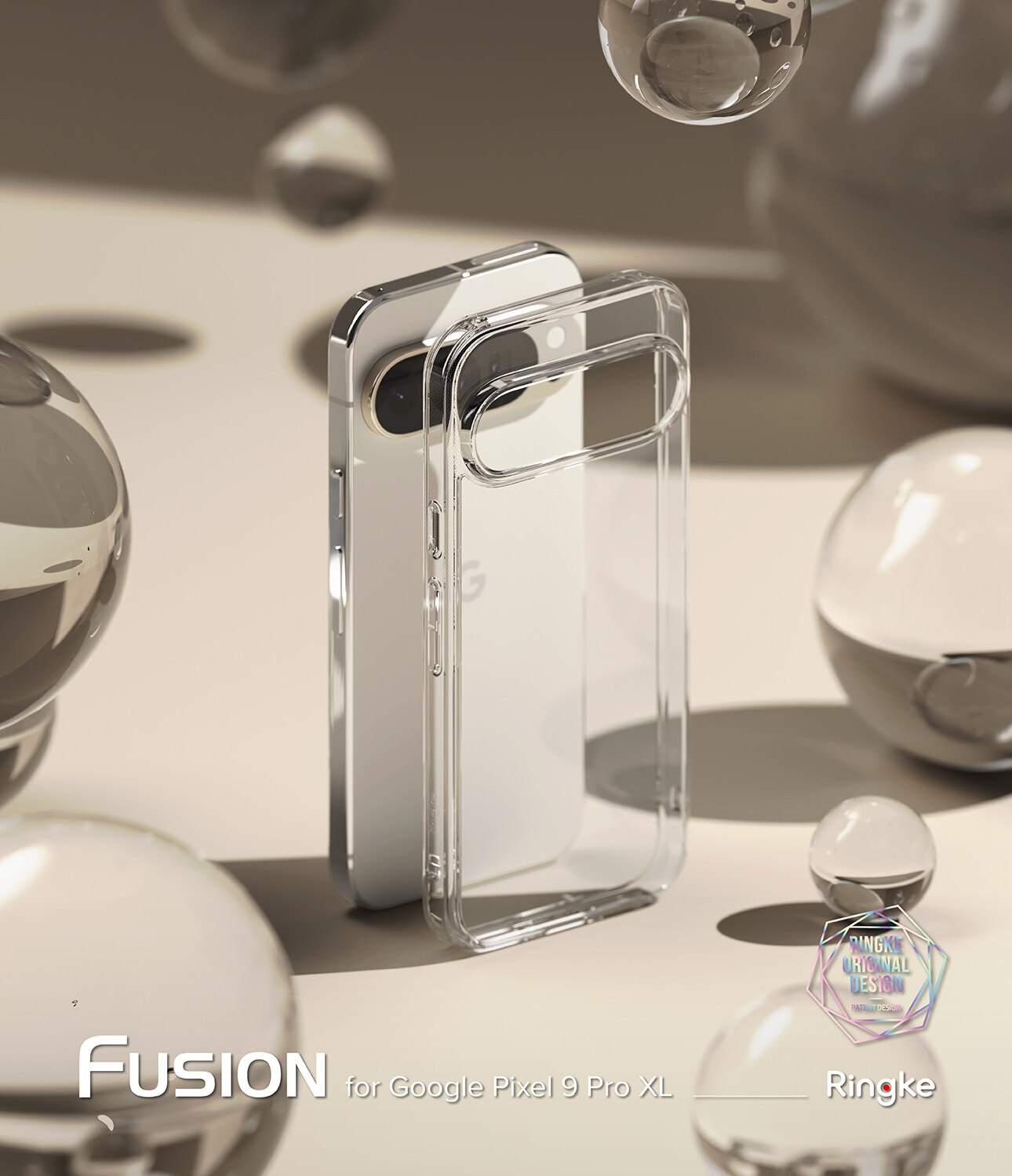 Google Pixel 9 Pro XL Fusion Case Clear