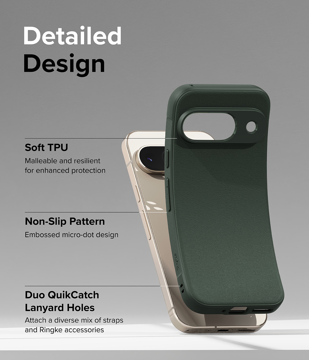 Google Pixel 9 Onyx Case Dark Green