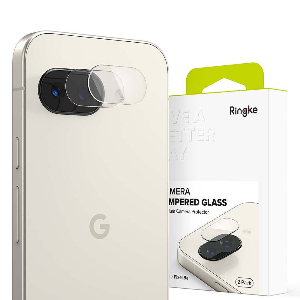 Google Pixel 9a Camera Protector Glass (2-pack) Transparent