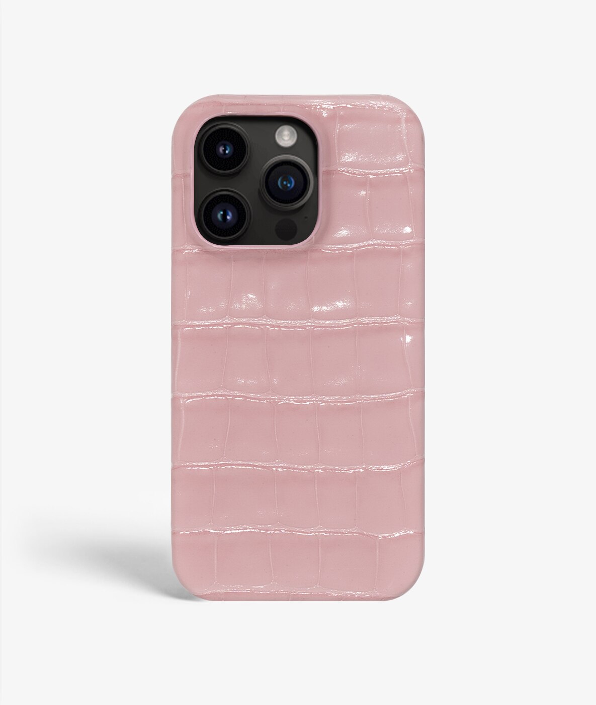 iPhone 14 Pro Max Case Croco Pink