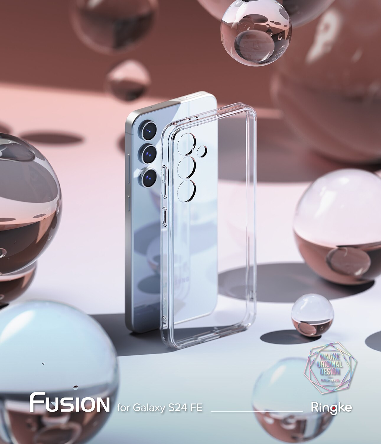 Samsung Galaxy S24 FE Fusion Case Clear