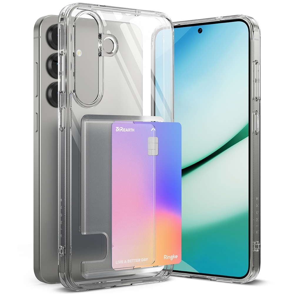 Samsung Galaxy S25 Plus Fusion Card Case Transparent