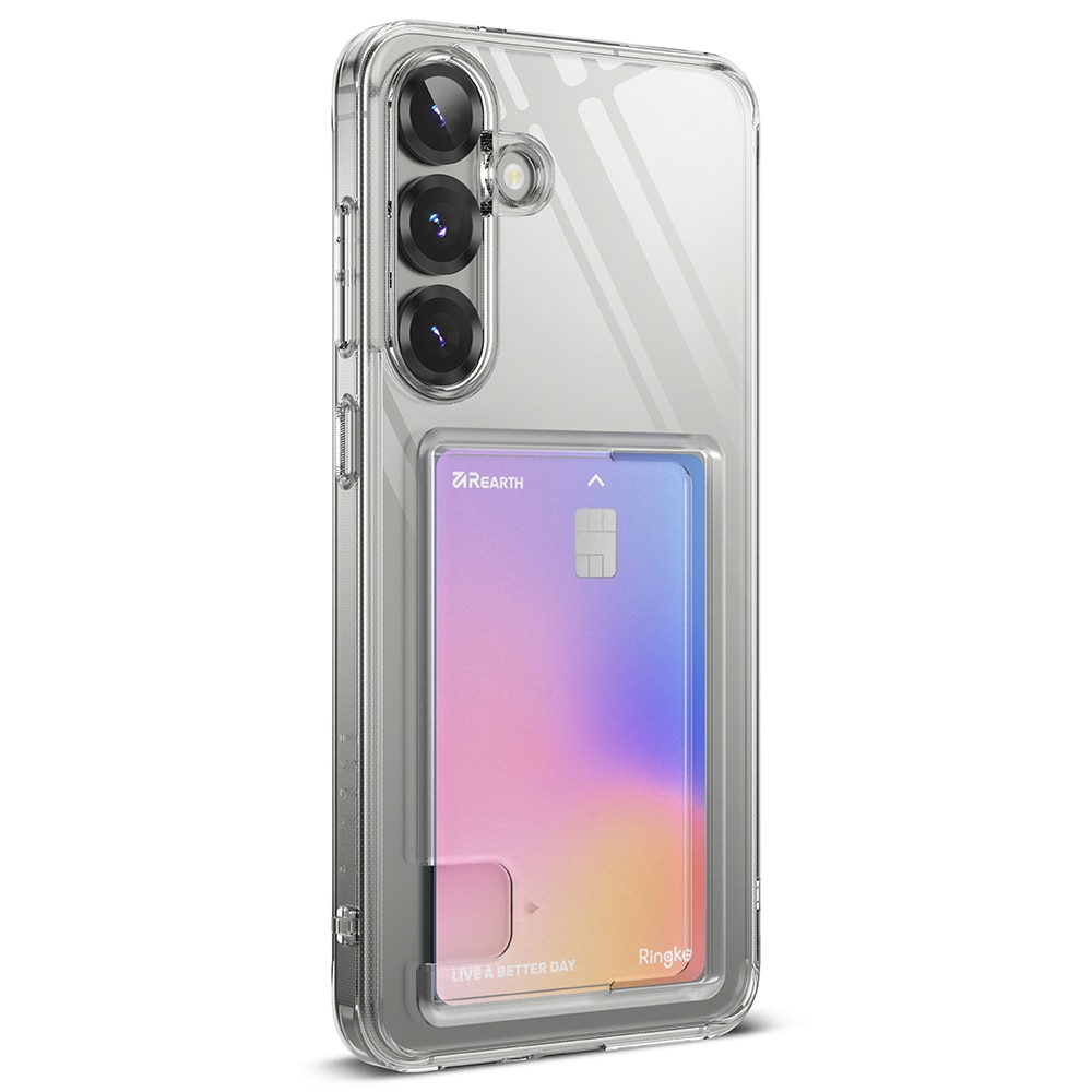 Samsung Galaxy S25 Plus Fusion Card Case Transparent