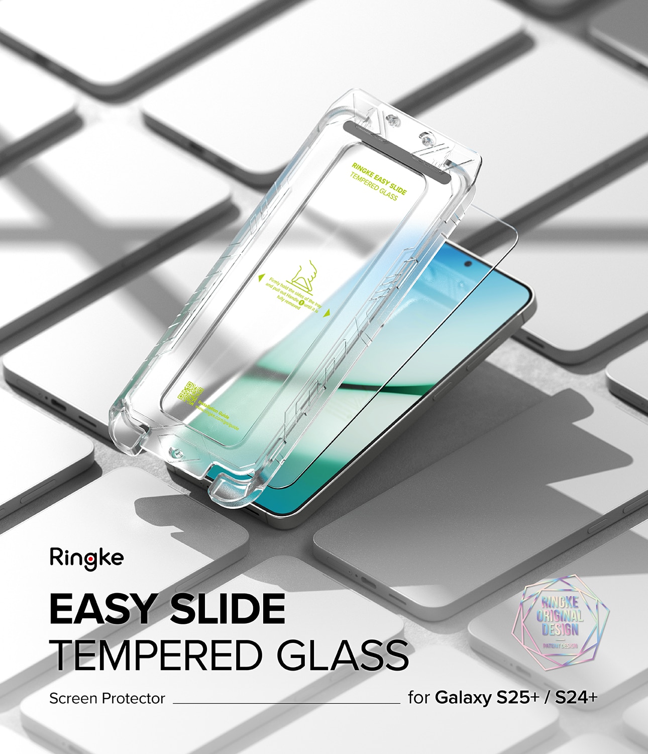 Samsung Galaxy S25 Plus Easy Slide Glass (2-pack)