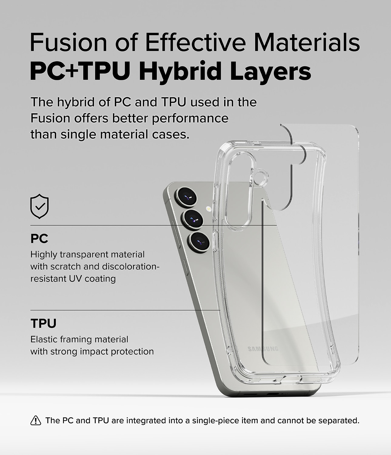 Samsung Galaxy S25 Plus Fusion Case Clear