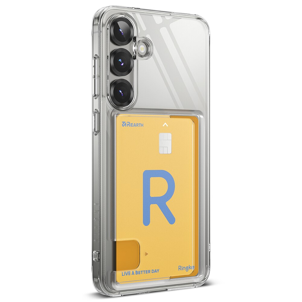 Samsung Galaxy S25 Fusion Card Case Transparent