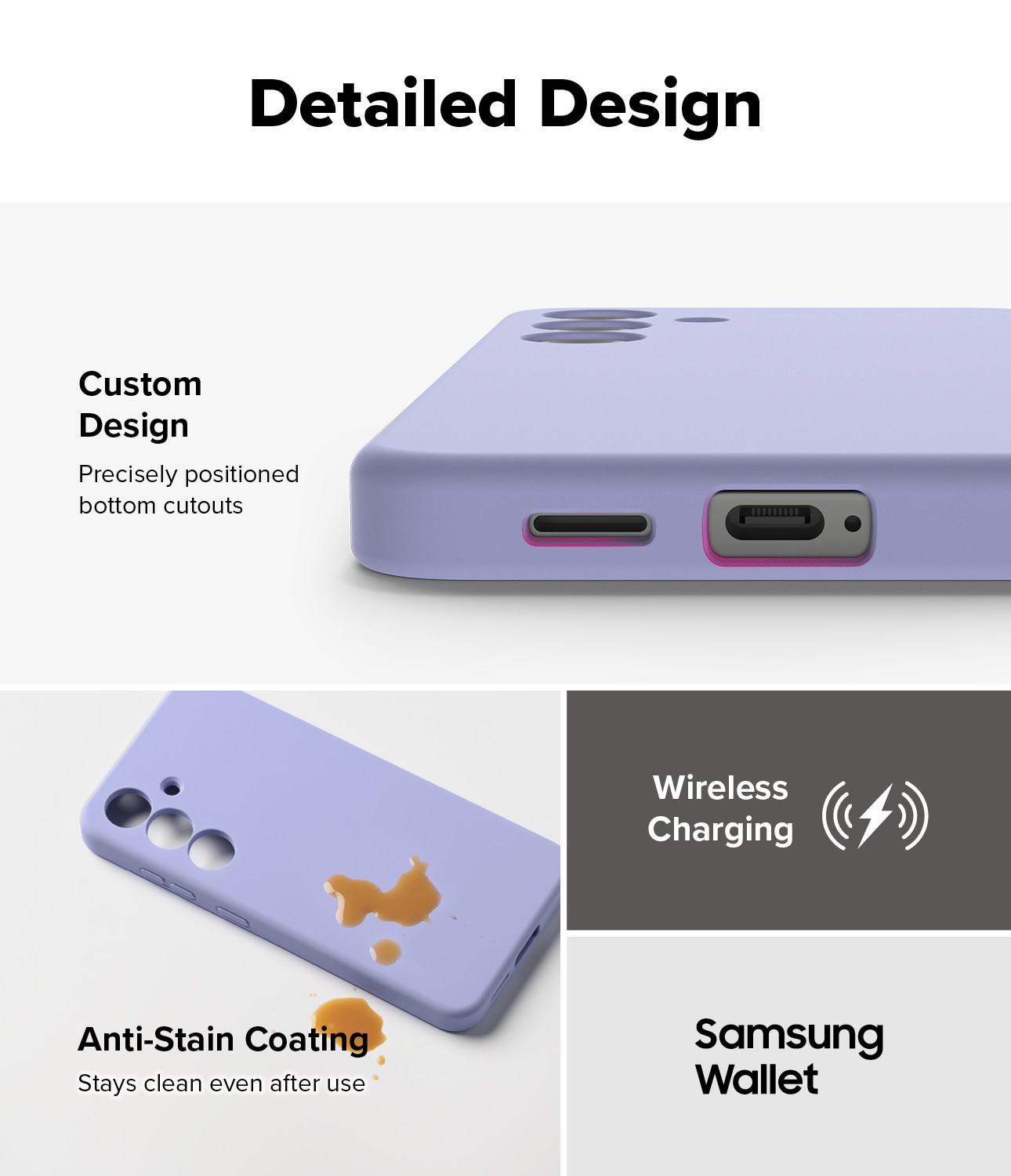 Samsung Galaxy S25 Silicone Magnetic Case Lavender