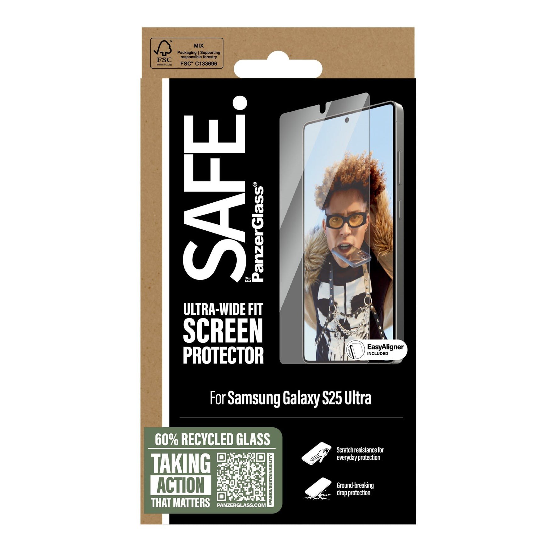 Samsung Galaxy A36 Screen Protector Ultra Wide Fit (with EasyAligner)