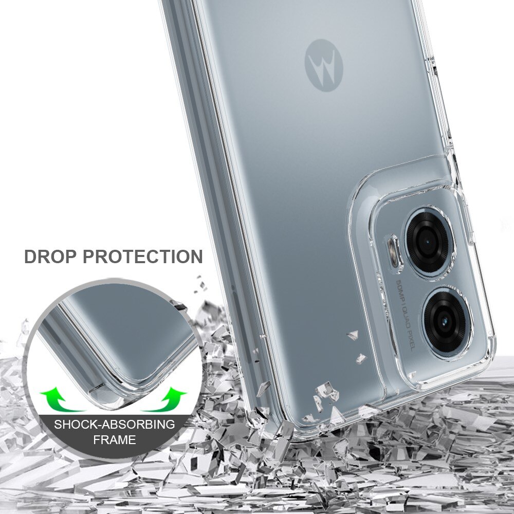 Motorola Moto G85 Hybrid Case Transparent