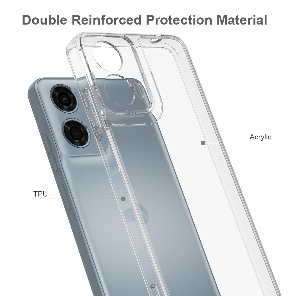 Motorola Moto G85 Hybrid Case Transparent