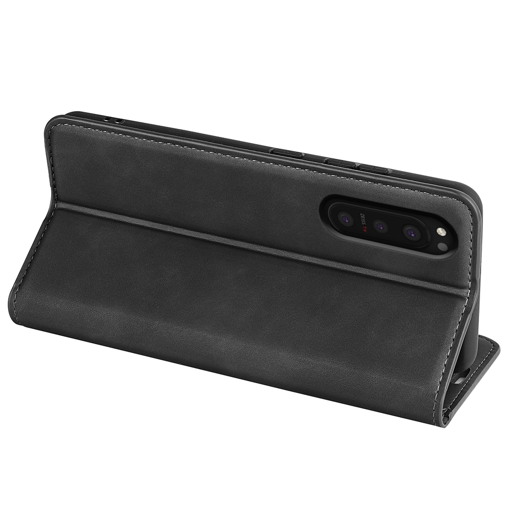Sony Xperia 5 II Slim Wallet Case Black