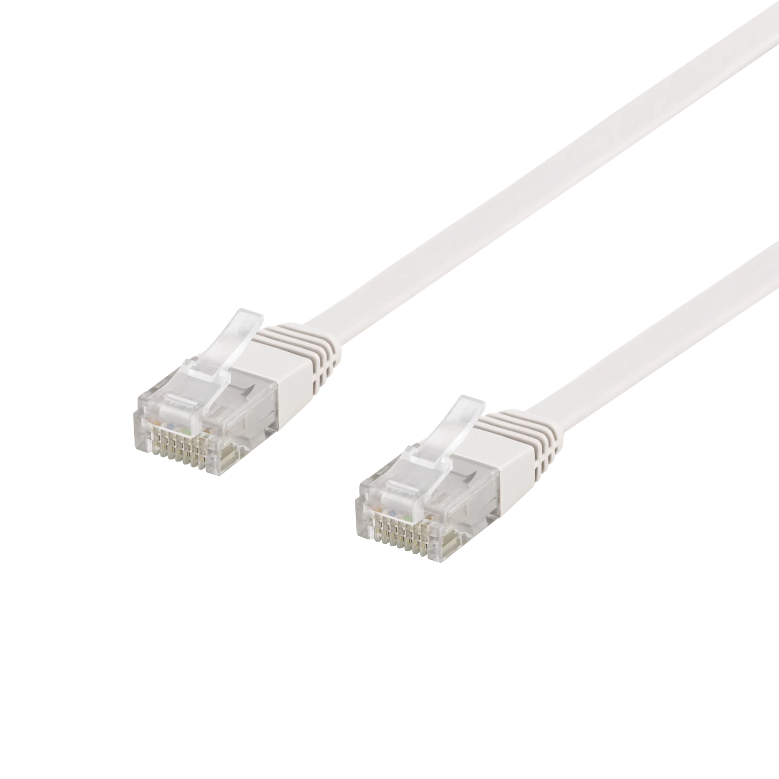 U/UTP Cat6 Flat Patch Cable 10m White