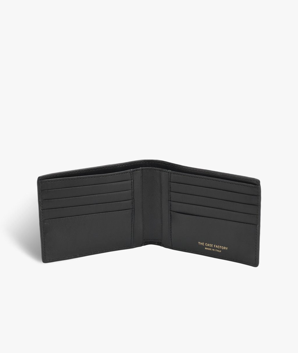 Uomo Wallet Lizard Black