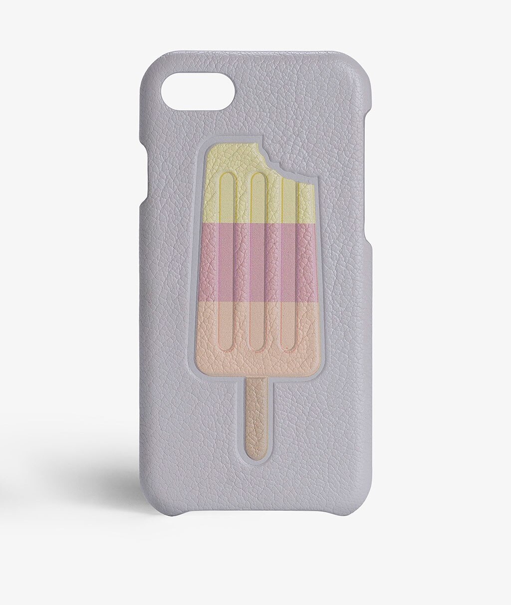 iPhone 8 Case Popsicle Nappa Grey