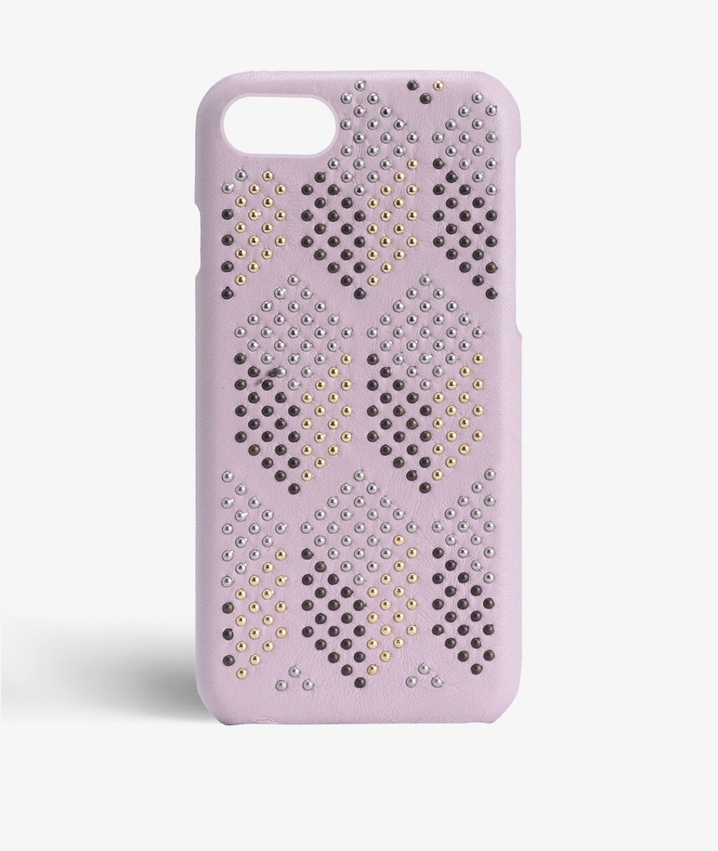 iPhone SE 2020 Case Mixed Mini Studs Nappa Baby Pink