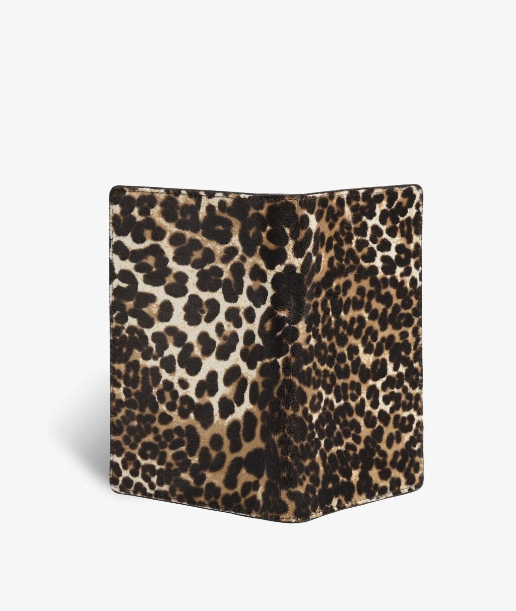 Passport Cover Pony Leopardo White