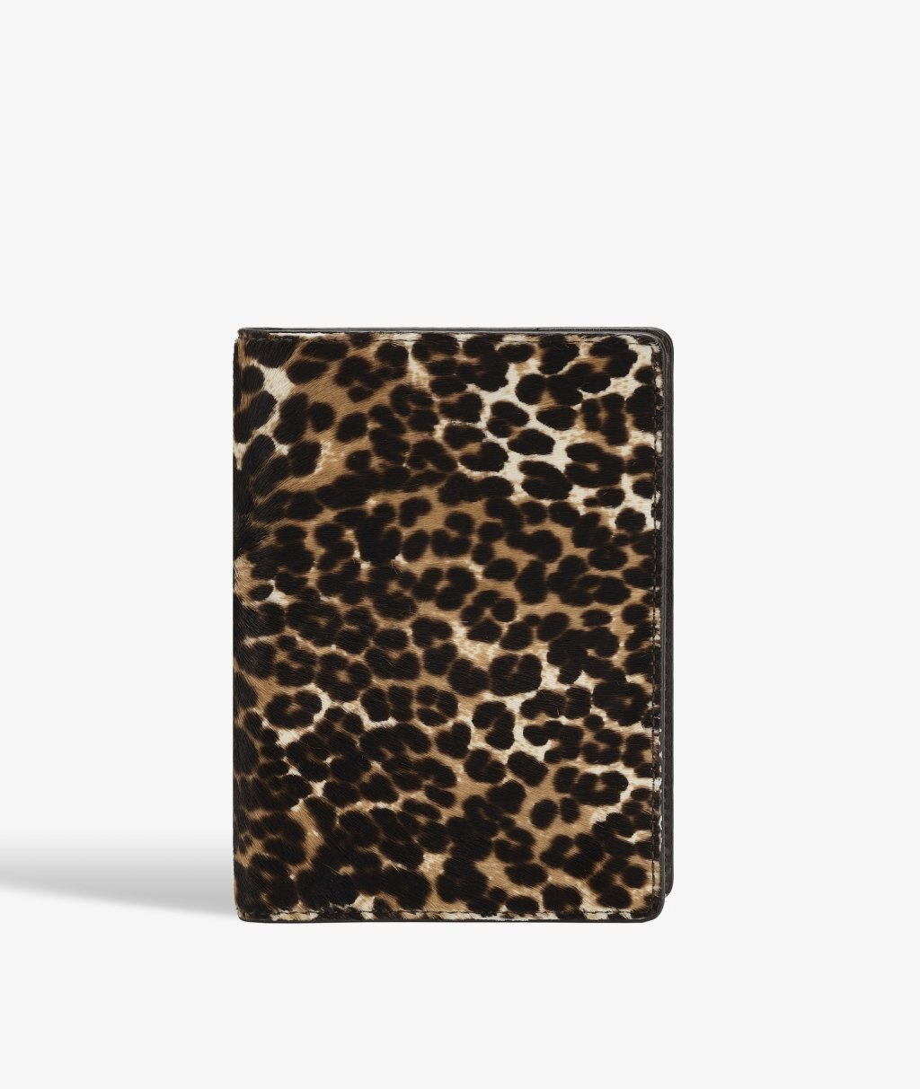 Passport Cover Pony Leopardo White