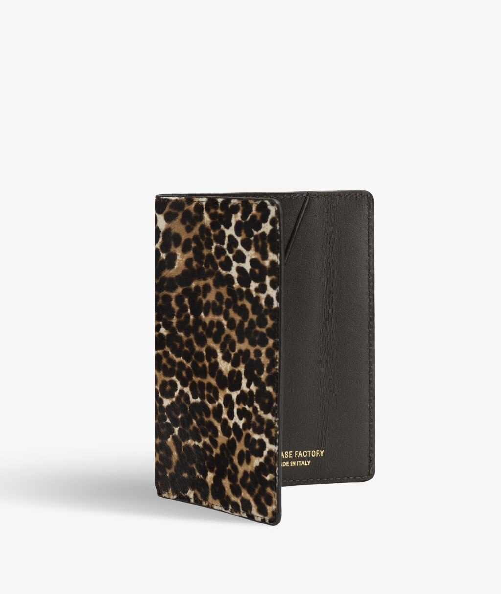 Passport Cover Pony Leopardo White