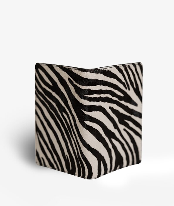 Passport Cover Pony Zebra Black/White