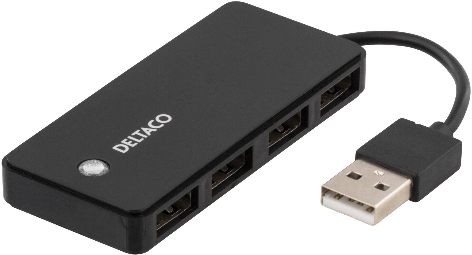 USB-A Hub 4x USB-A Black