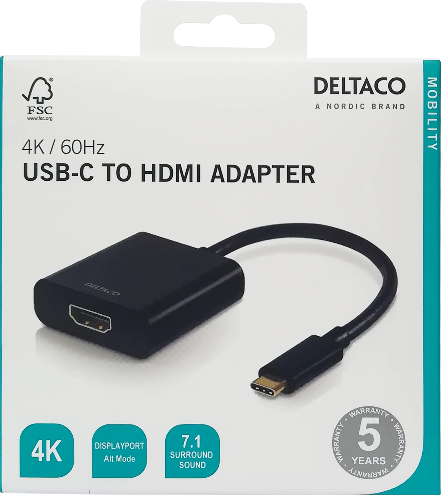 USB-C to HDMI  Adapter Black