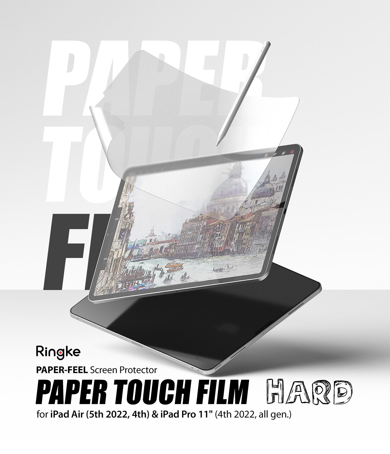 iPad Pro 11 4th Gen (2022) Paper Touch Hard Screen Protector (2-pack)