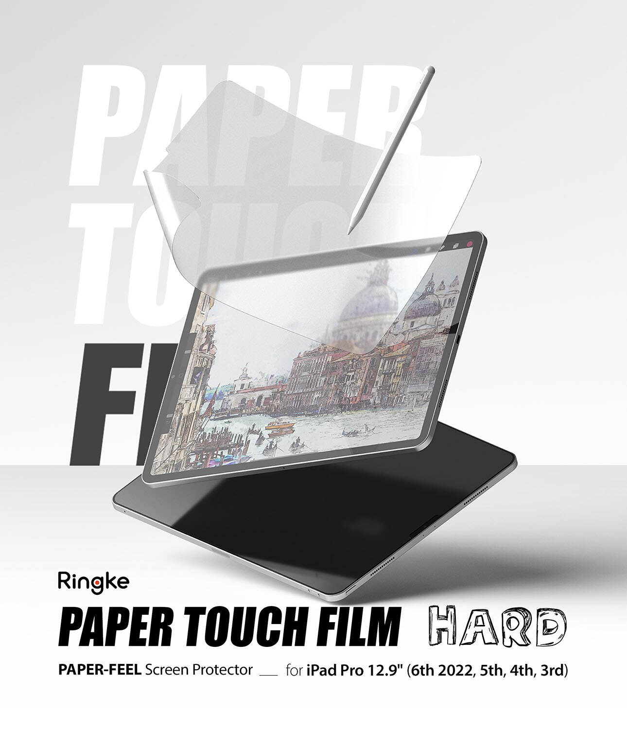 iPad Pro 12.9 3rd Gen (2018) Paper Touch Hard Screen Protector (2-pack)