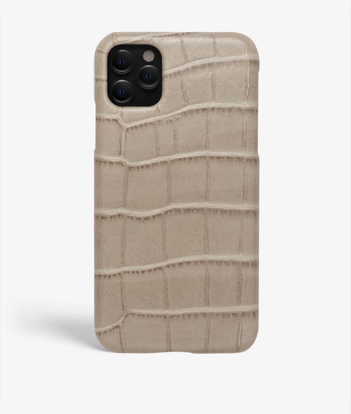 iPhone 12/iPhone 12 Pro Case Croco Grey