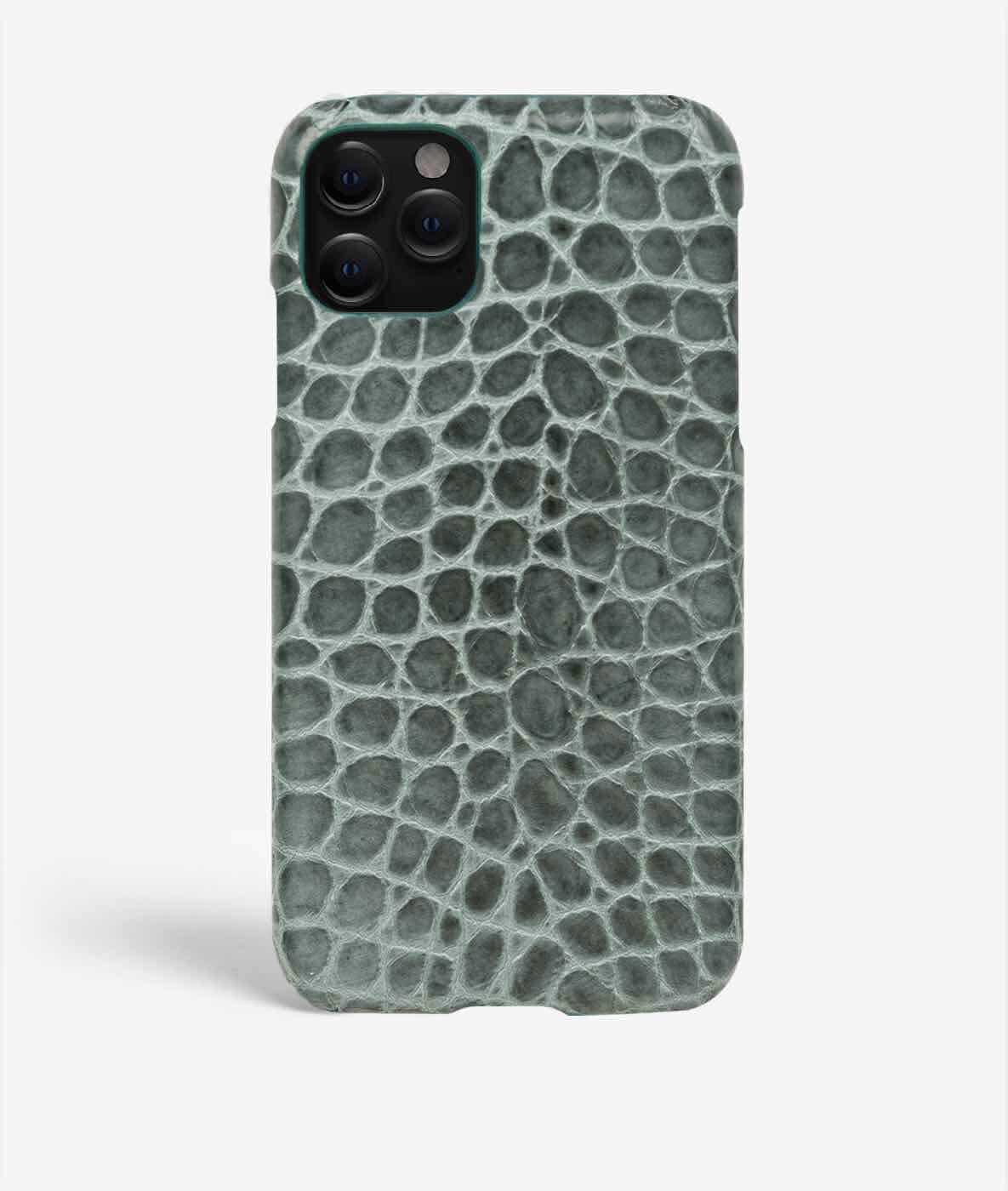 iPhone 11 Pro Case Small Croco Teal