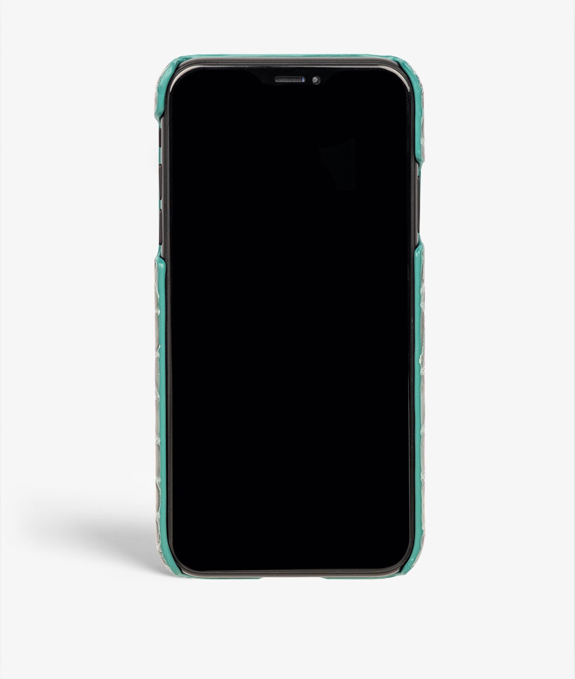 iPhone 11 Pro Case Small Croco Teal