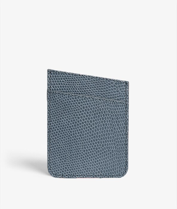 Adhesive Card Holder Lizard Denim