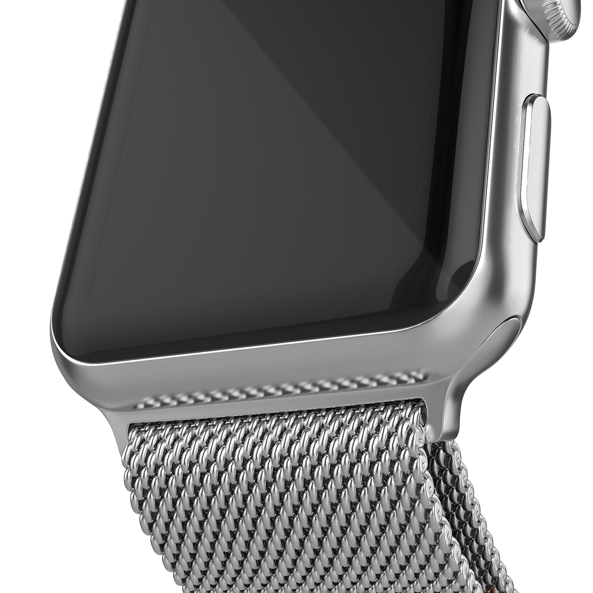 Apple Watch Ultra 49mm Milanese Loop Band Silver