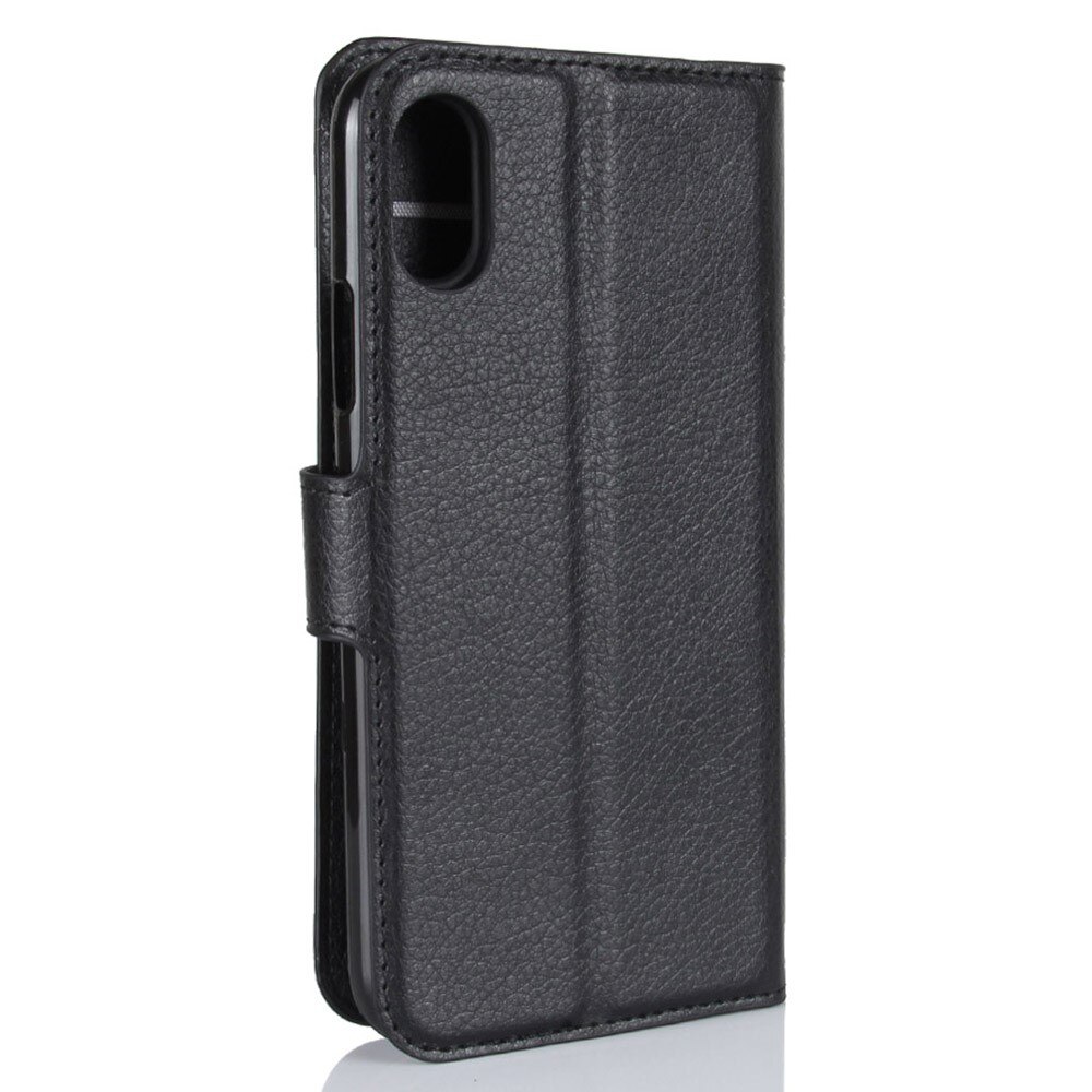 iPhone X/XS Wallet Book Cover Black