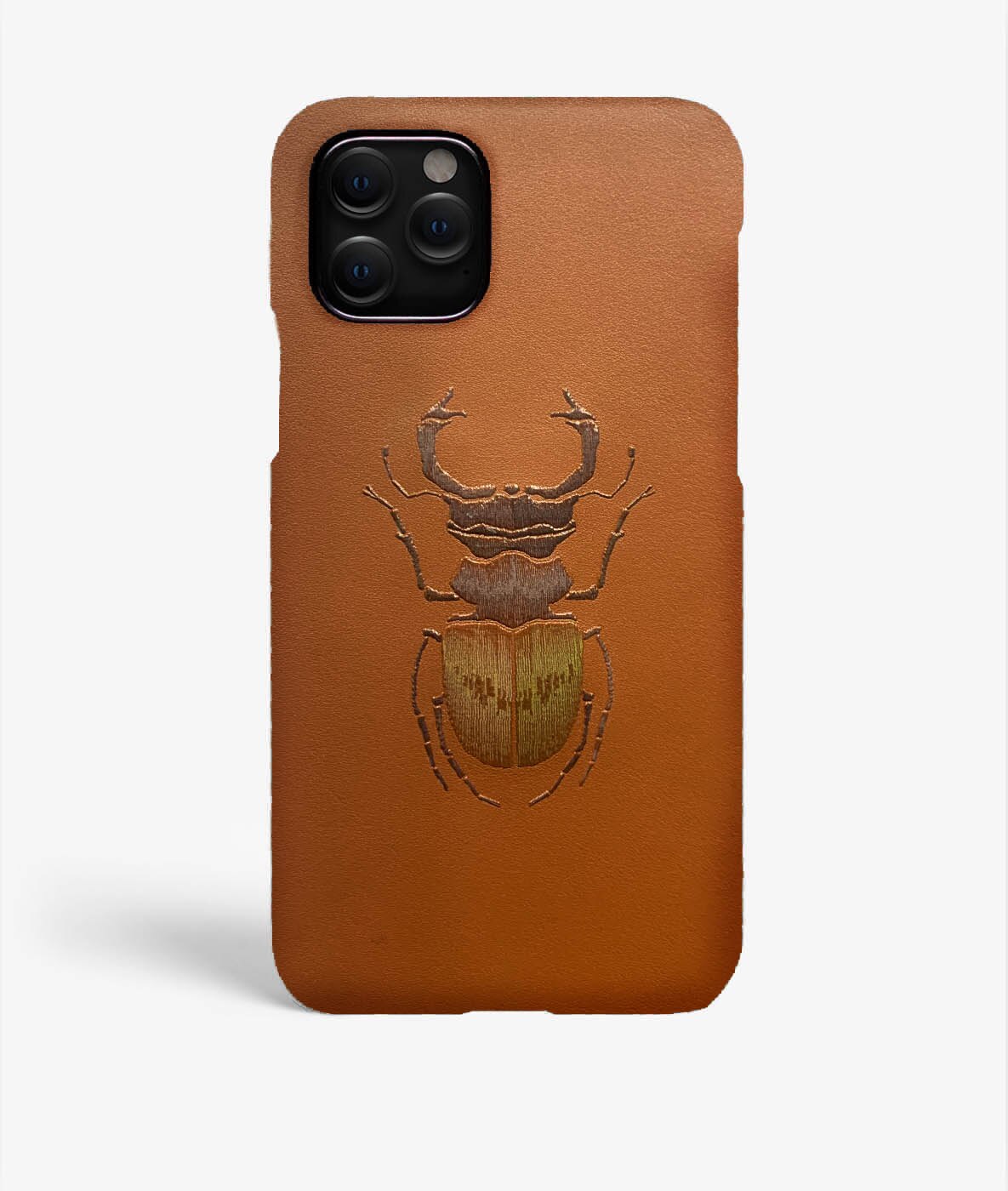 iPhone 11 Pro Case Beetle Calf Cognac